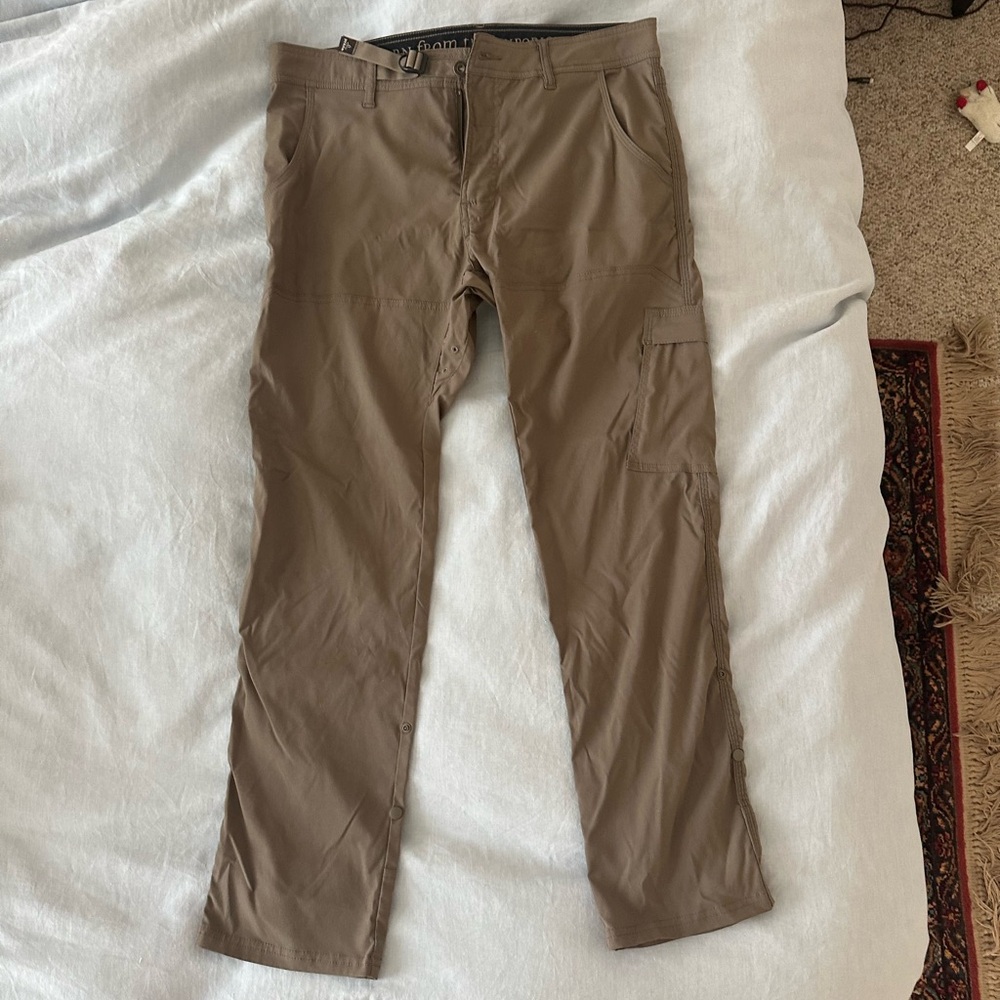 Prana hiking athletic pants 34W x 30L mens